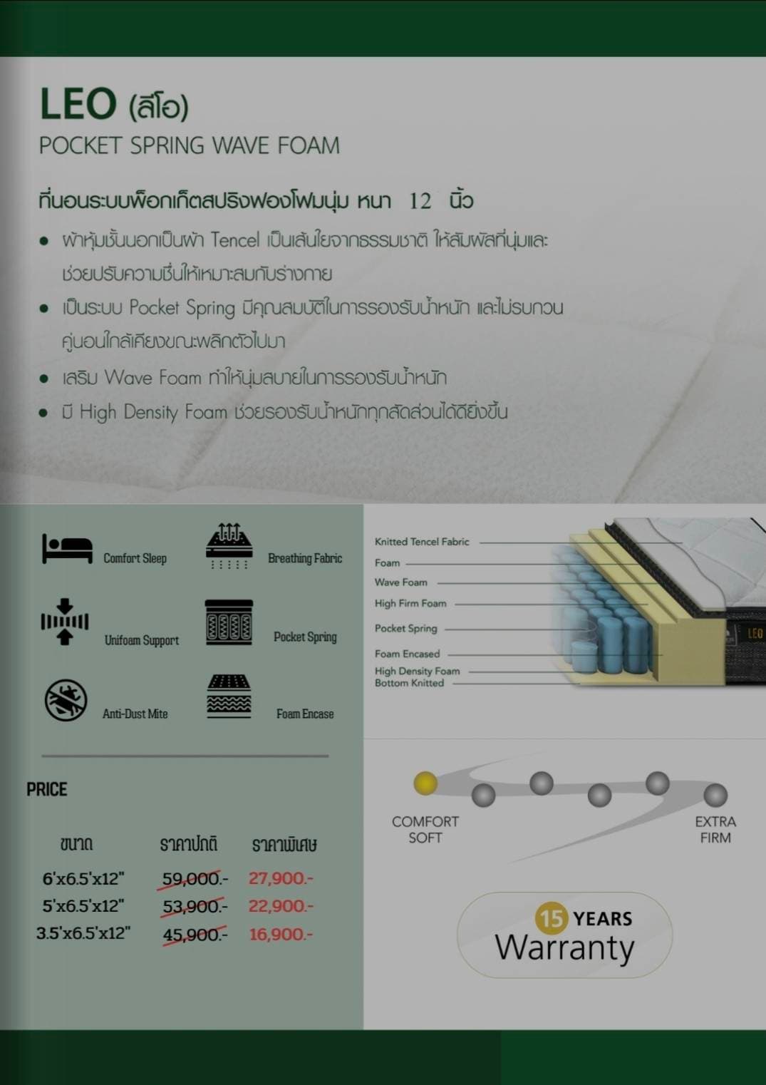 ที่นอน Premium Collection มุมที่ 2